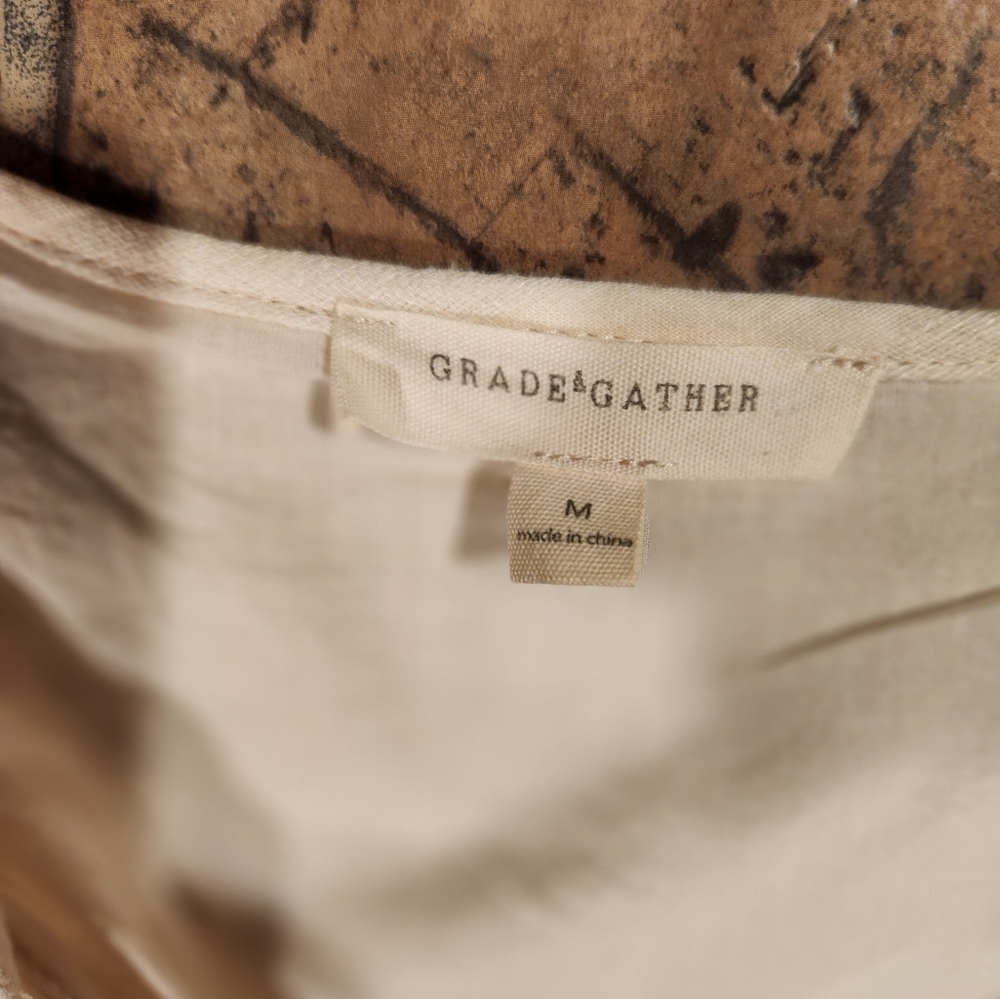 GRADE & GATHER SIZE M. WOMEN'S DREES. 100% COTTON - Picture 3 of 11